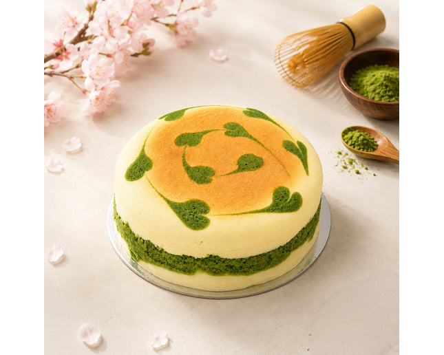 Jiggle Cheesecake Matcha