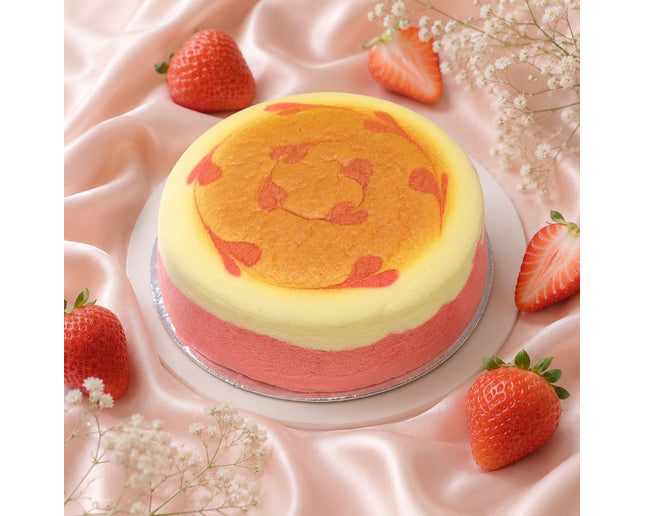 Jiggle Cheesecake Strawberry