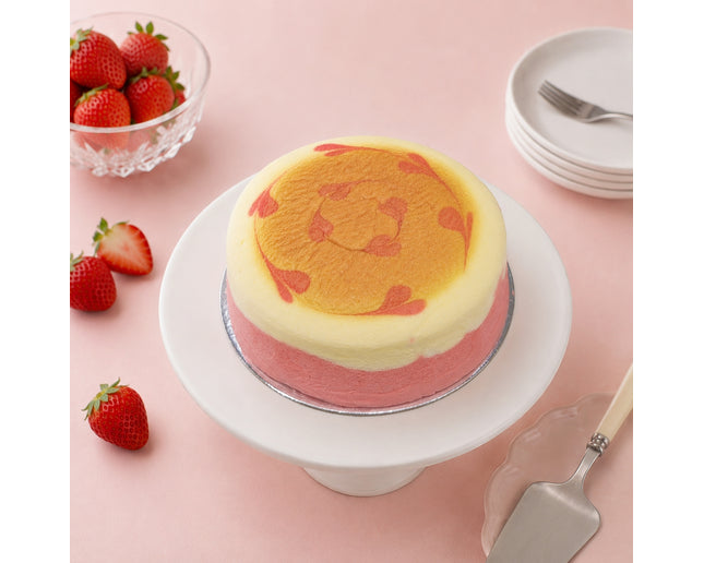 Jiggle Cheesecake Strawberry