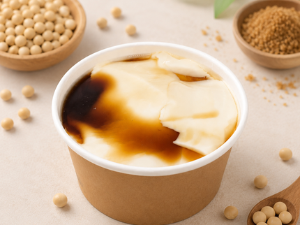 Warm Silken Tofu with Brown Sugar Syrup