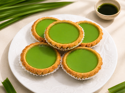 Pandan Egg Tart (4x)