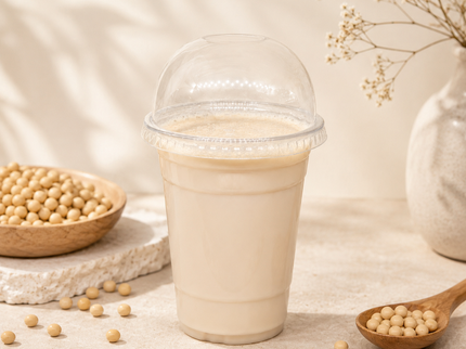 Soy milk with brown sugar syrup (cold, warm)