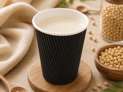 Soy milk with brown sugar syrup (cold, warm)